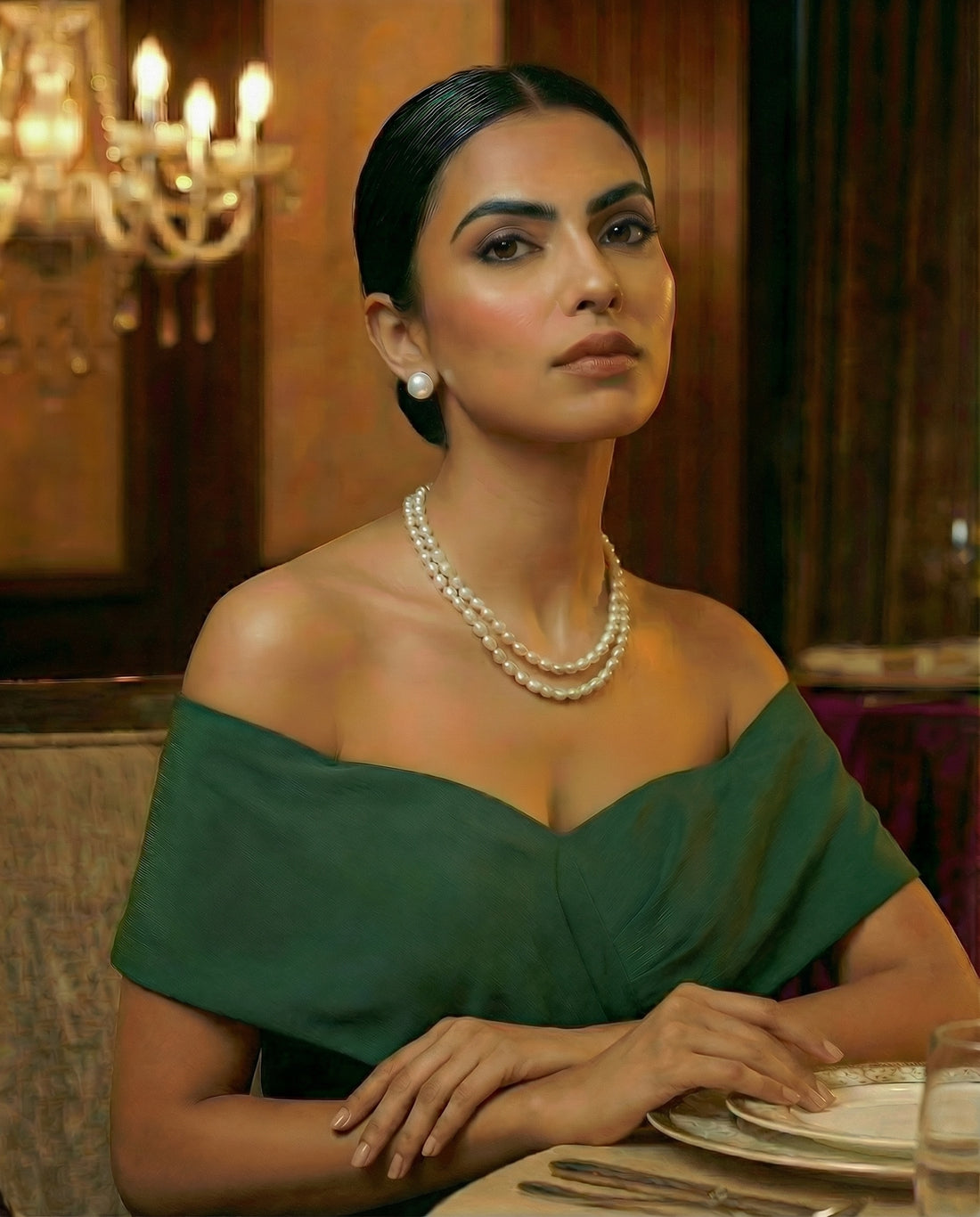 Classic Double-Strand Freshwater Pearl Necklace