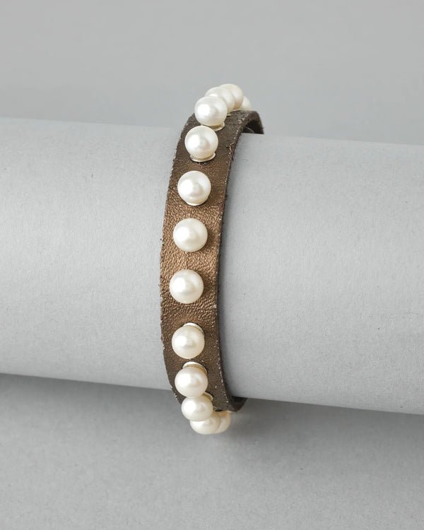 No Rules Just Style Pearl Bracelet