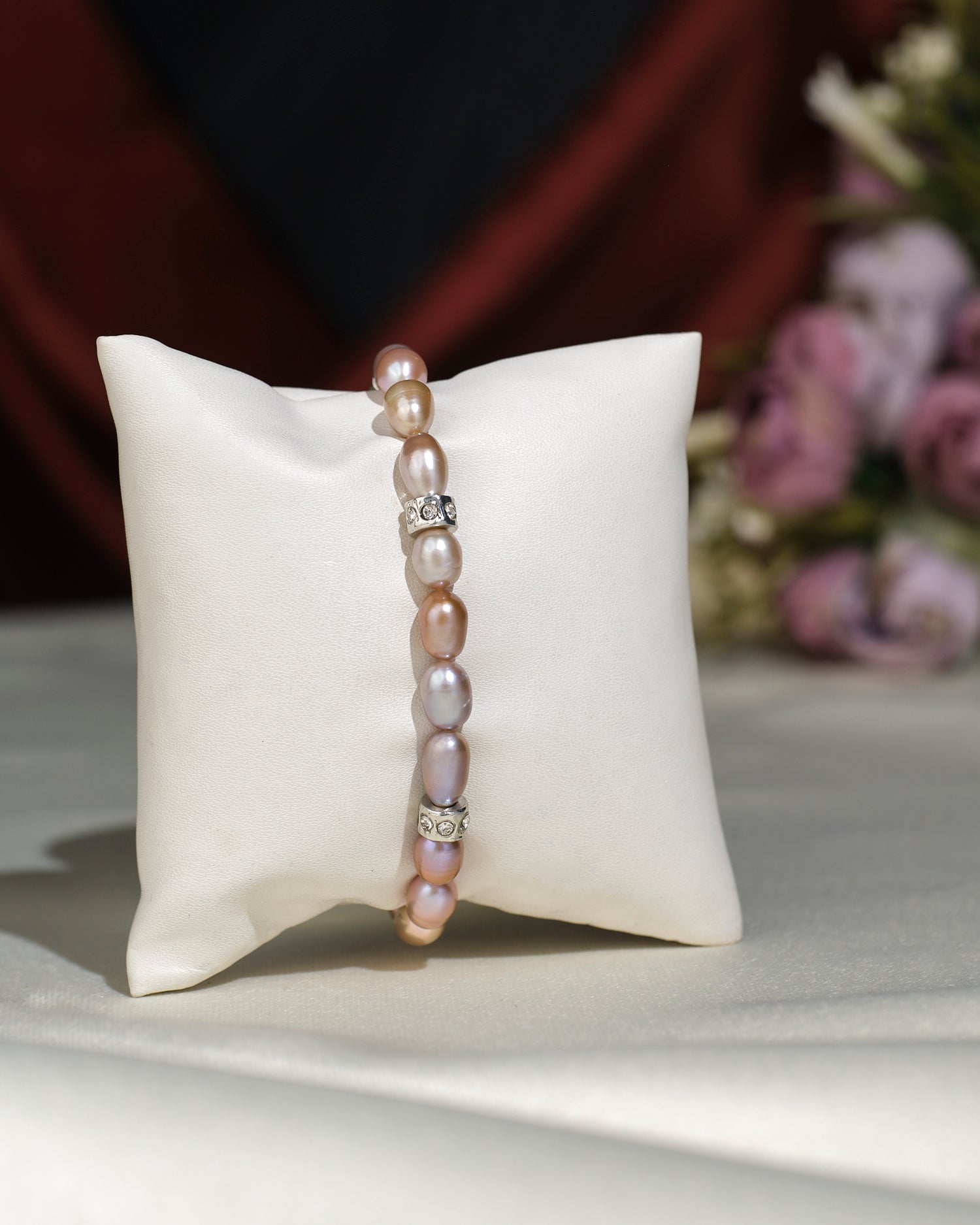 Elegant Pink 1 line Bracelet