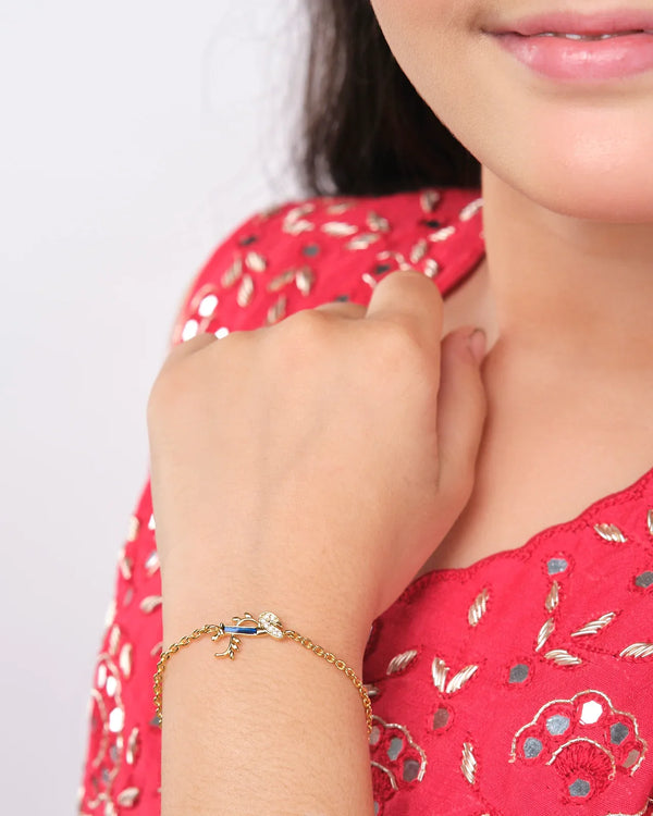 Dainty Krishna Chain Bracelet for kids