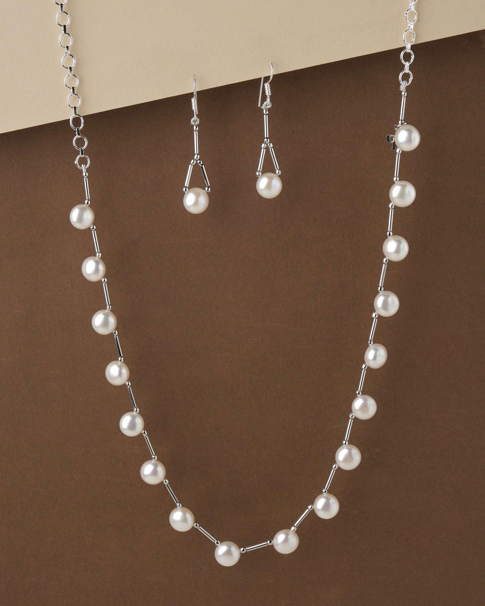 A Layered Necklace With A Twist - Chandrani Pearls