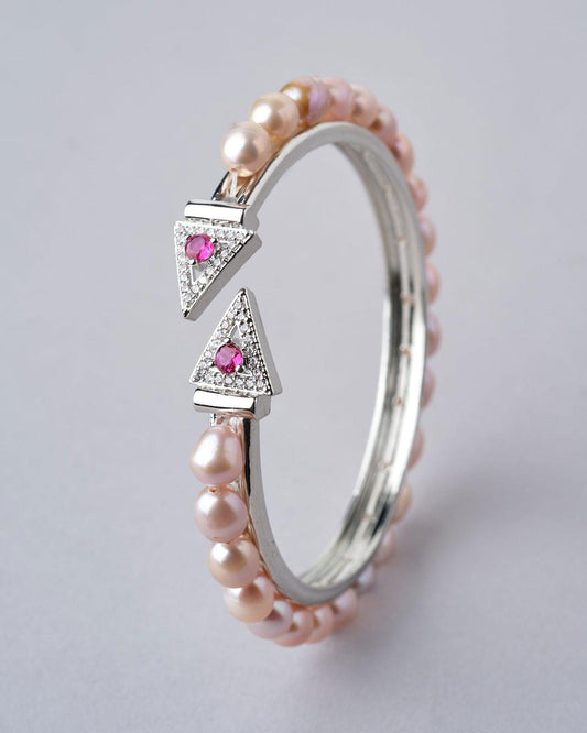 A Little Queen Pearl Bangle - Chandrani Pearls