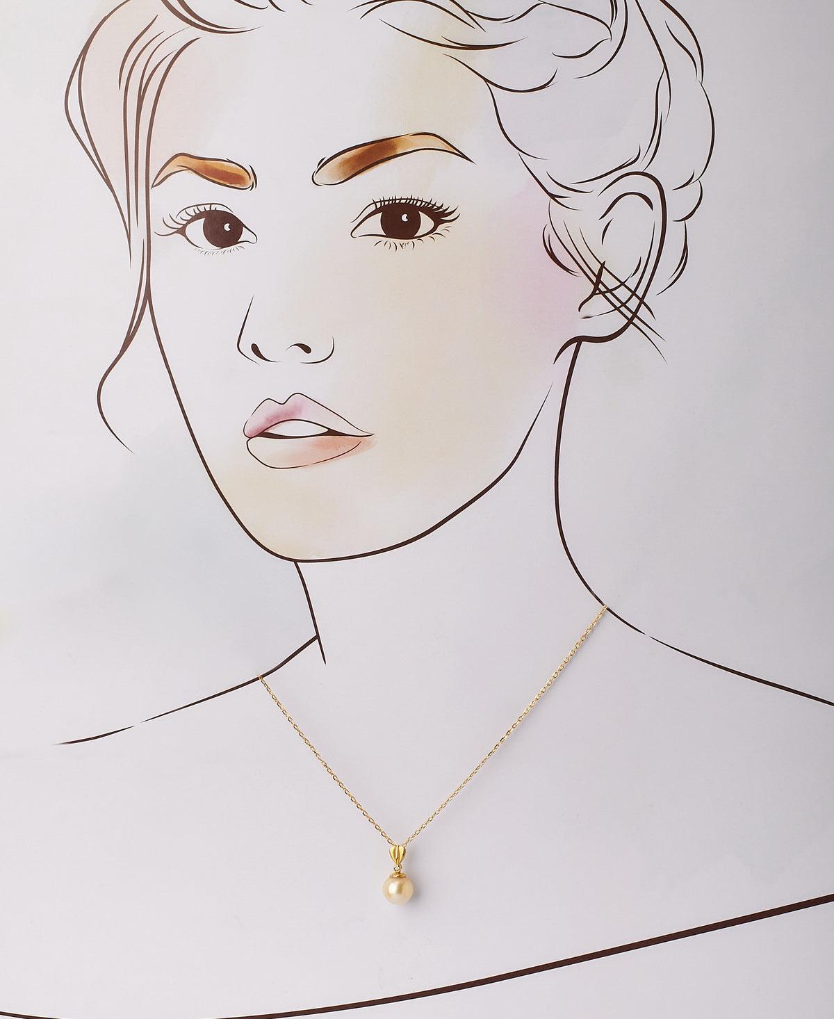 Adore Love 18Kt Gold Pendant - Chandrani Pearls