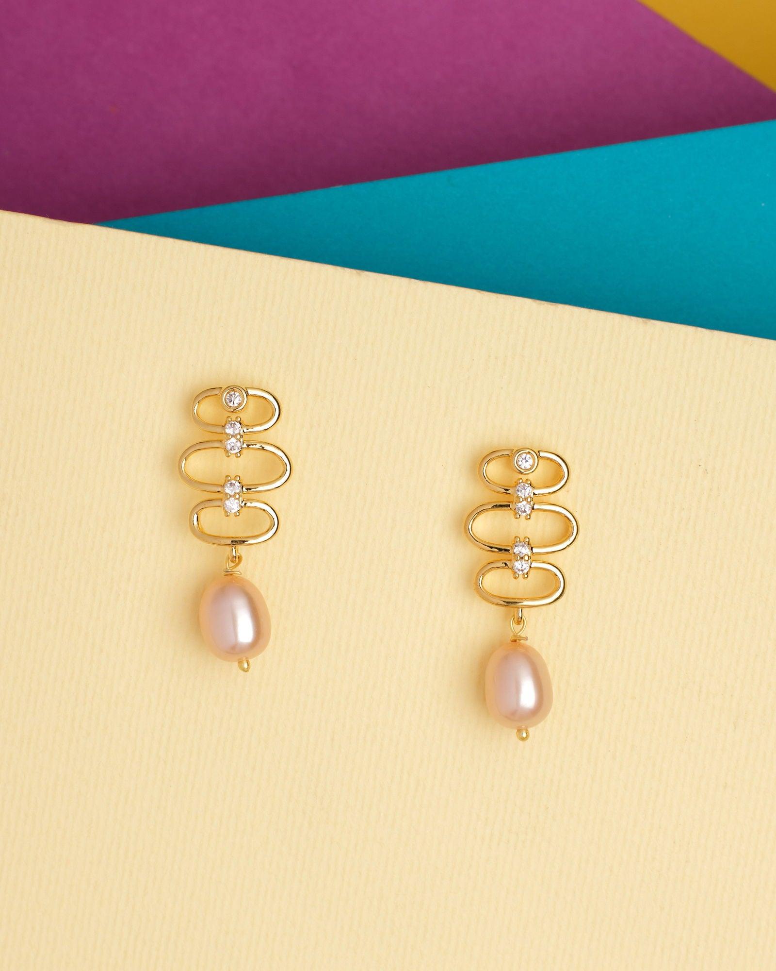 Aiken Dangler Earrings - Chandrani Pearls