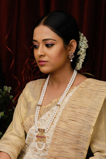 Ainara Traditional Pearl Necklace Set - Chandrani Pearls