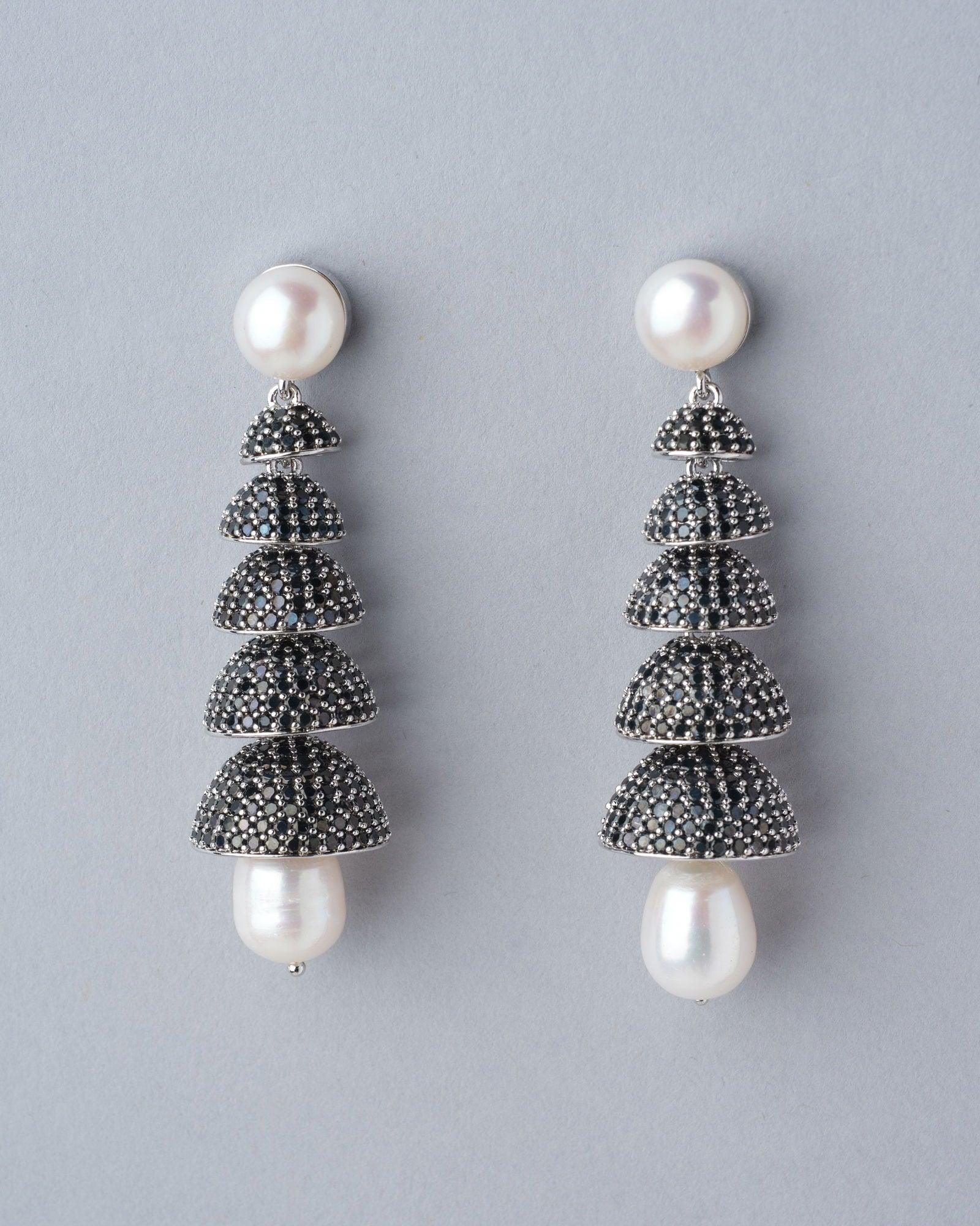 Alfie Drop Pearl Earrings - Chandrani Pearls