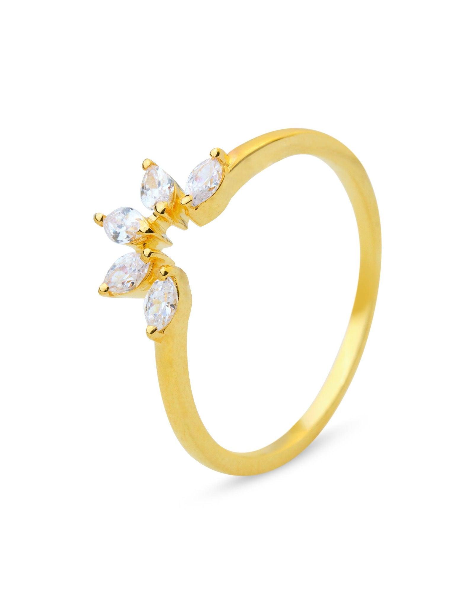 Arena 18Kt Gold & Diamond Ring - Chandrani Pearls