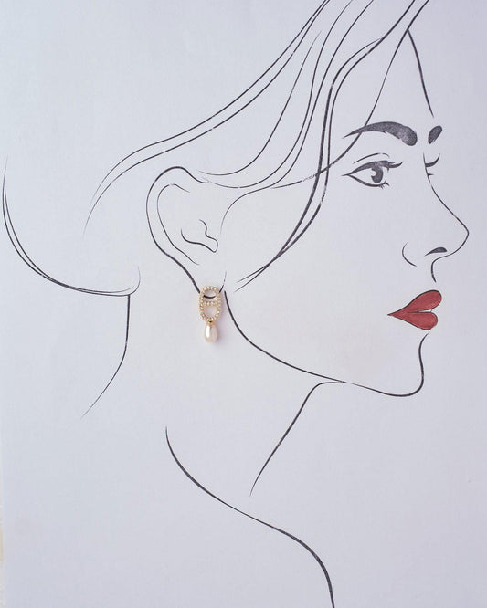 As Fresh As Daisy Pearl Earring - Chandrani Pearls