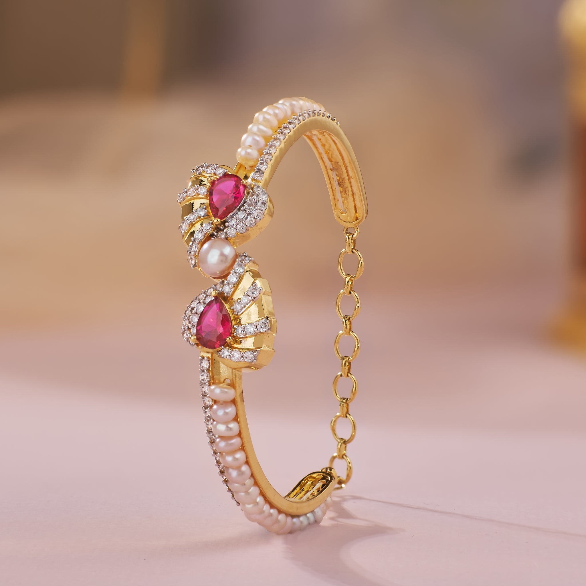 Elegant Gold-Plated Bangle for Women