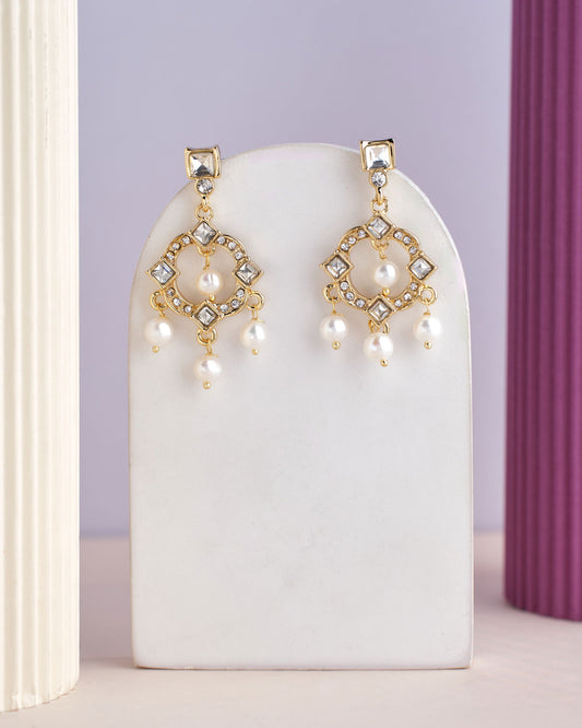 Beautiful Delicate Jhumka - Chandrani Pearls