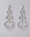 Beautiful Faiza Hanging Pearl Jhumka - Chandrani Pearls