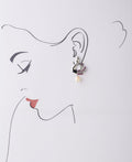 Beautiful Peacock Pearl hanging Earring - Chandrani Pearls