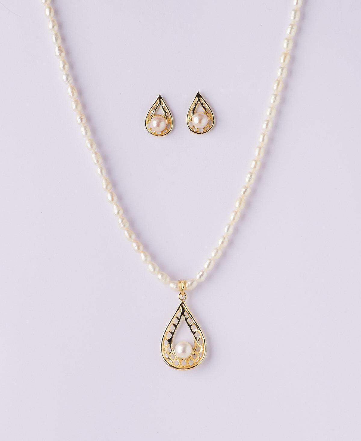 Beautiful Pearl Necklace Set - Chandrani Pearls