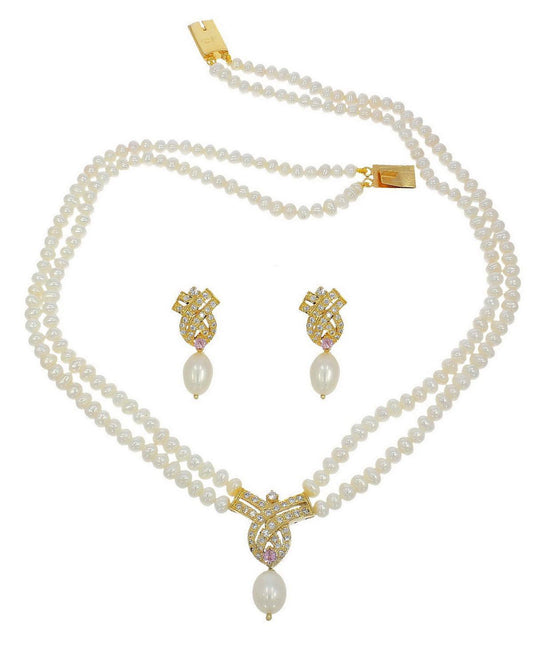 Beautiful Pearl Necklace Set - Chandrani Pearls