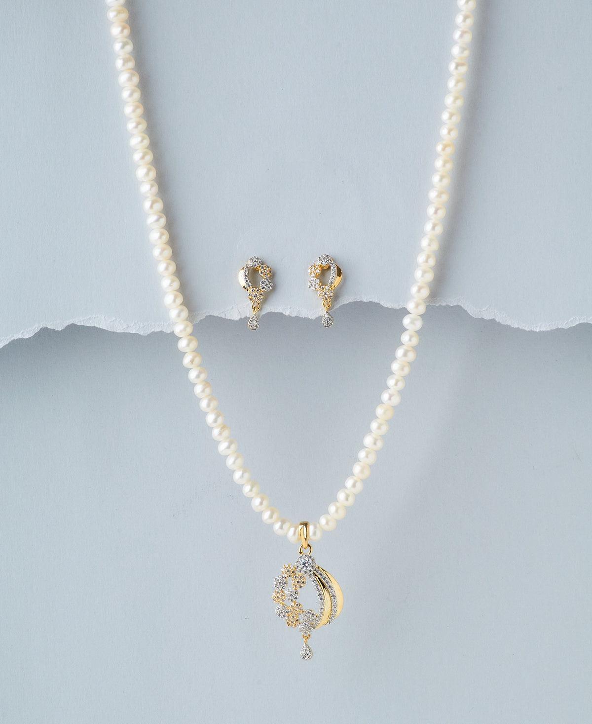 Beautiful Pearl Necklace Set - Chandrani Pearls