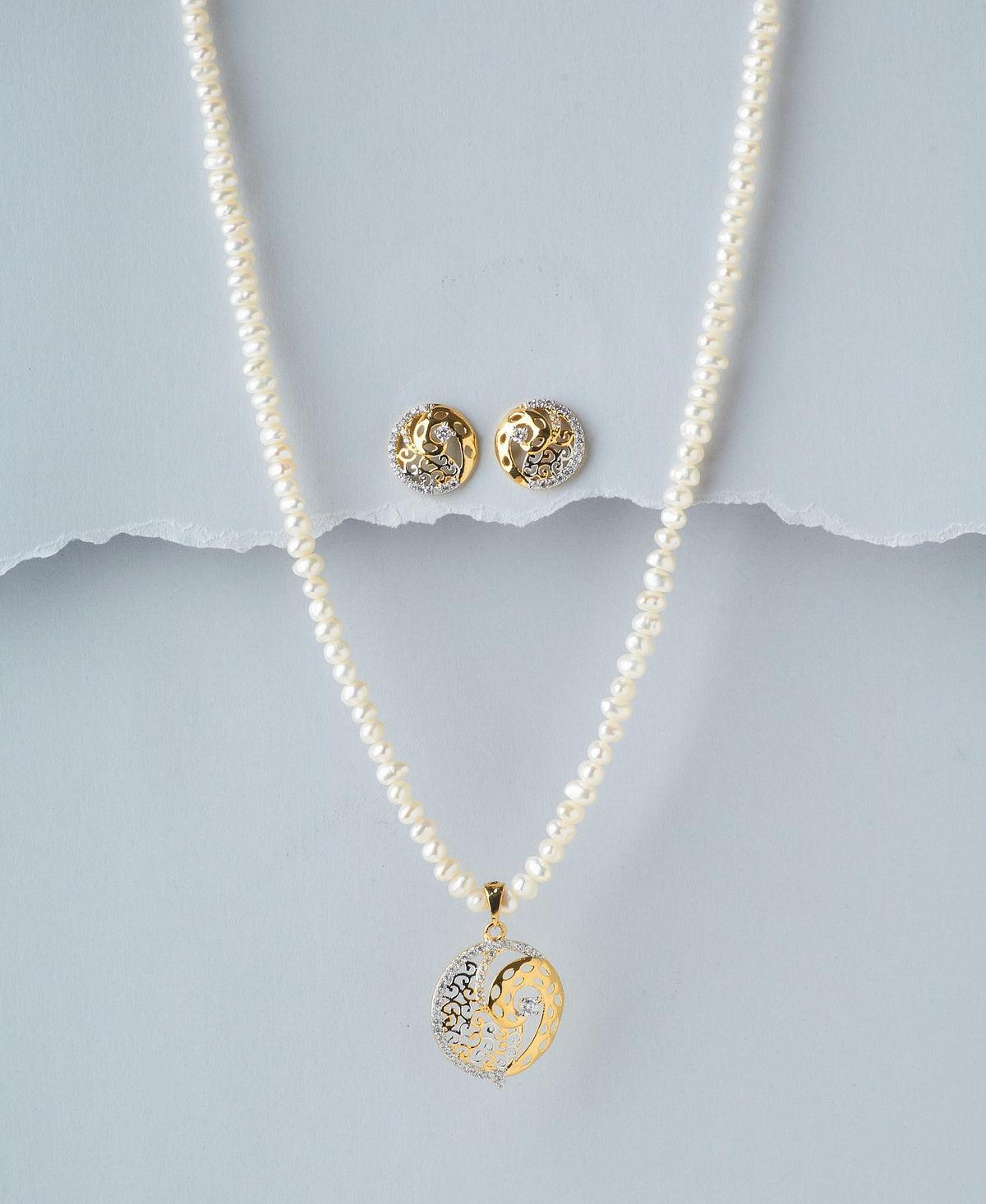 Beautiful Pearl Necklace Set - Chandrani Pearls