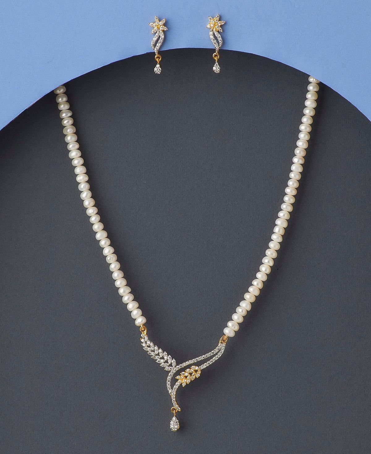 Beautiful Pearl Necklace Set - Chandrani Pearls