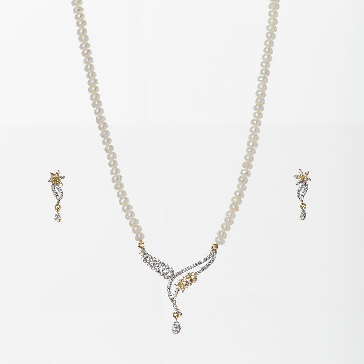 Beautiful Pearl Necklace Set - Chandrani Pearls