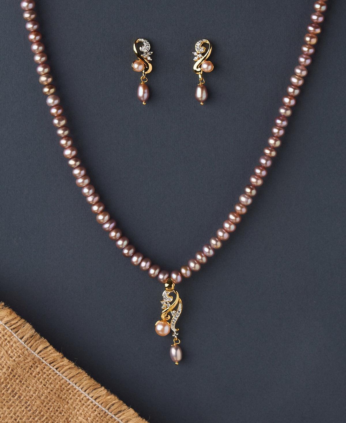 Beautiful Pearl Necklace Set - Chandrani Pearls