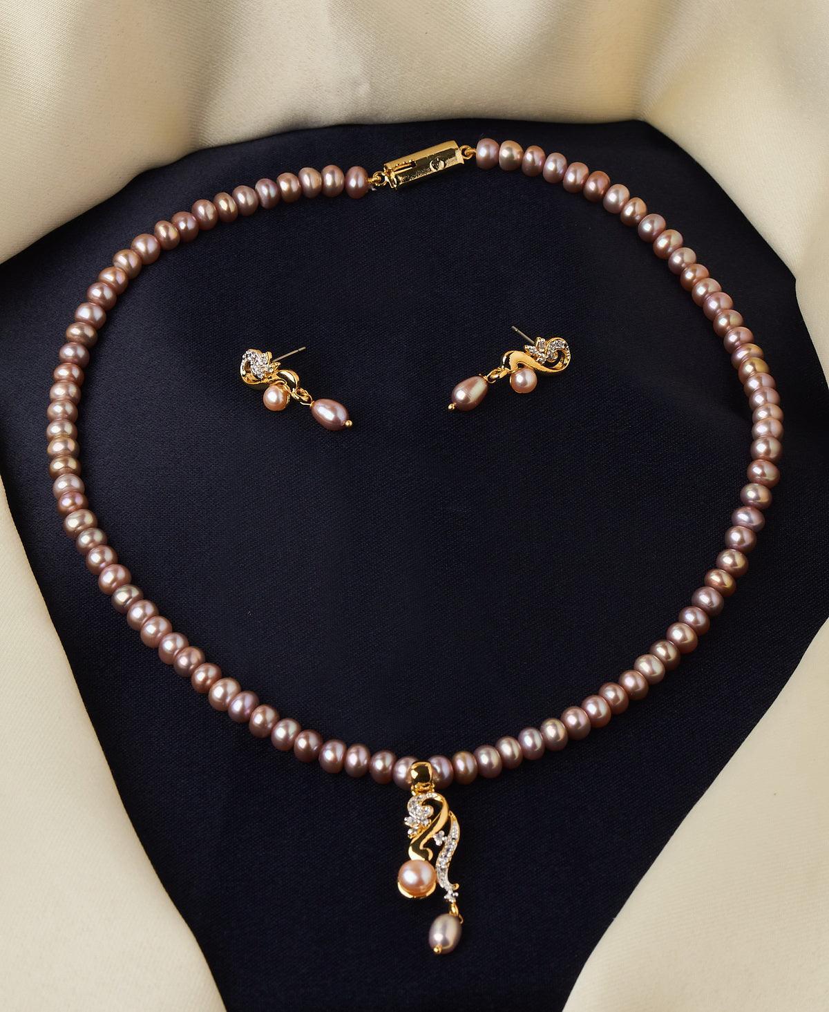 Beautiful Pearl Necklace Set - Chandrani Pearls