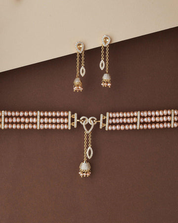 Beautiful Pearl Necklace Set - Chandrani Pearls