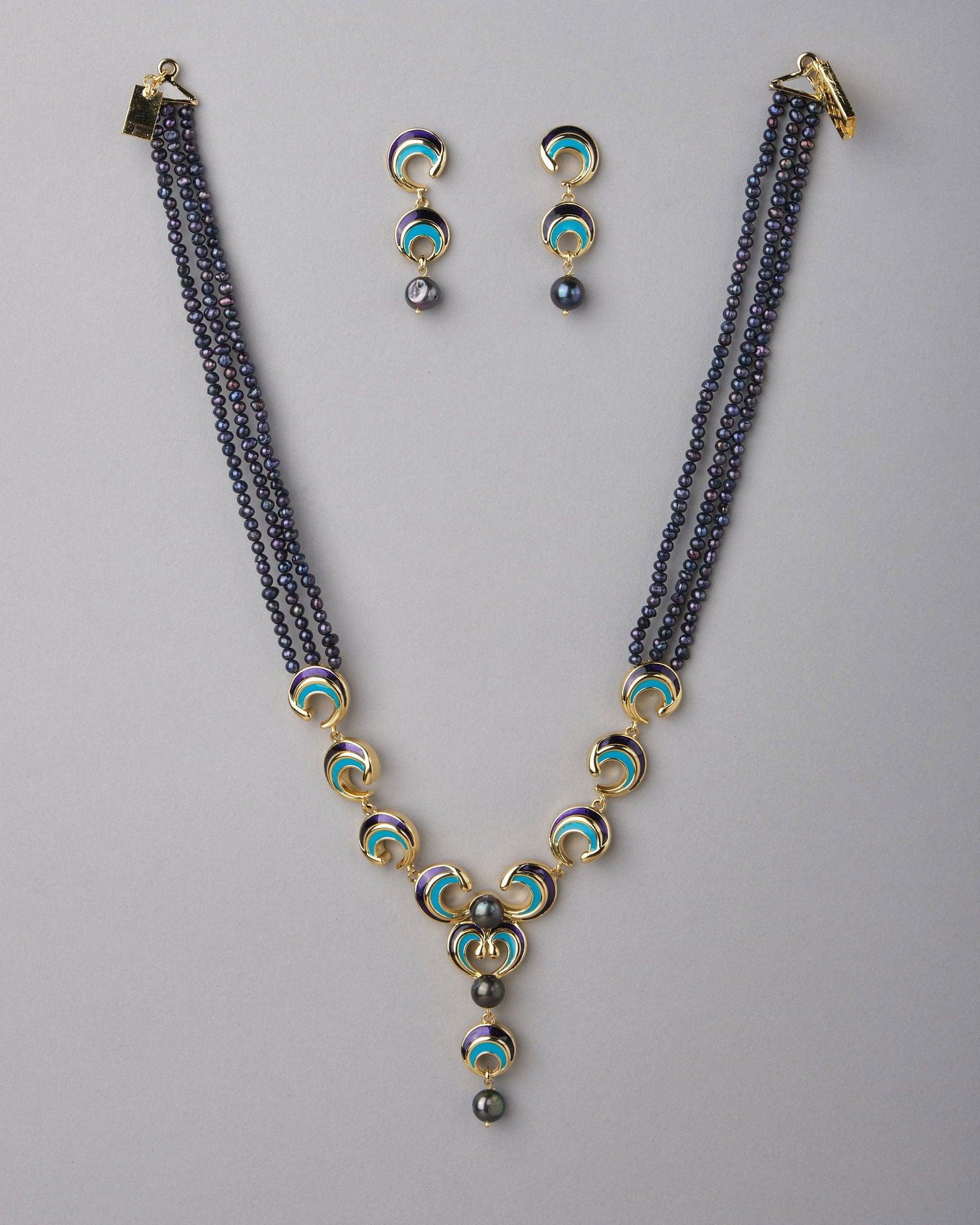 Beautiful Pearl Necklace Set - Chandrani Pearls