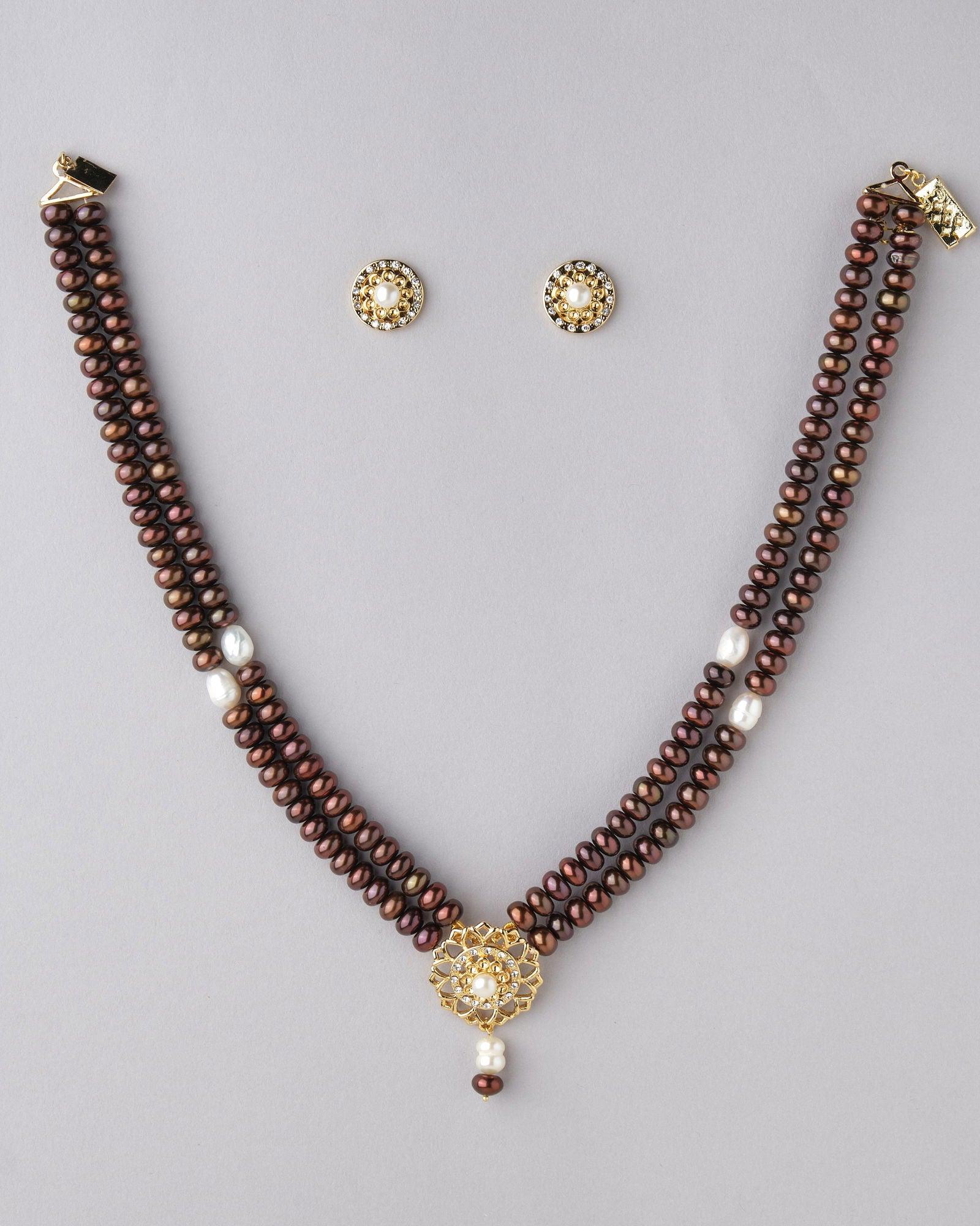 Beautiful Pearl Necklace Set - Chandrani Pearls