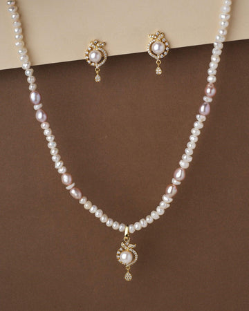 Beautiful Pearl Necklace Set - Chandrani Pearls