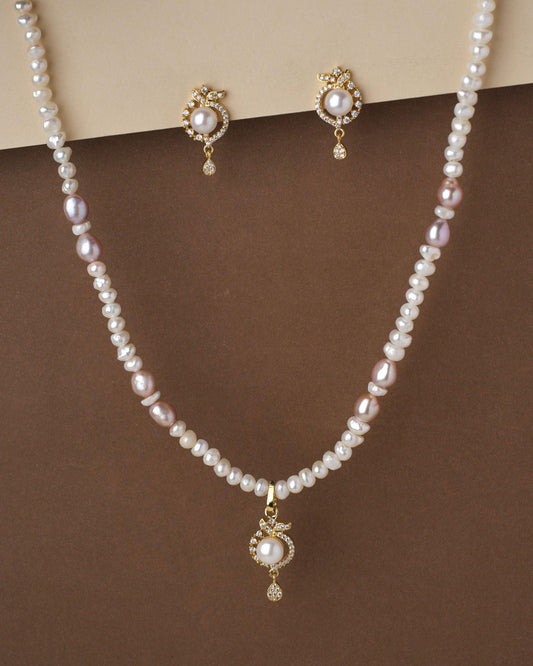 Beautiful Pearl Necklace Set - Chandrani Pearls