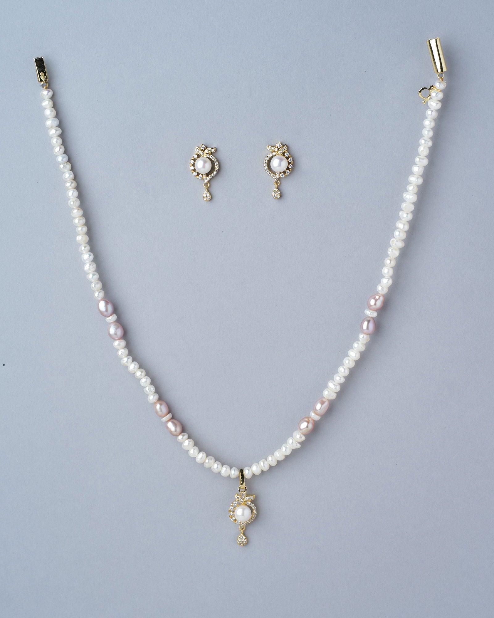 Beautiful Pearl Necklace Set - Chandrani Pearls