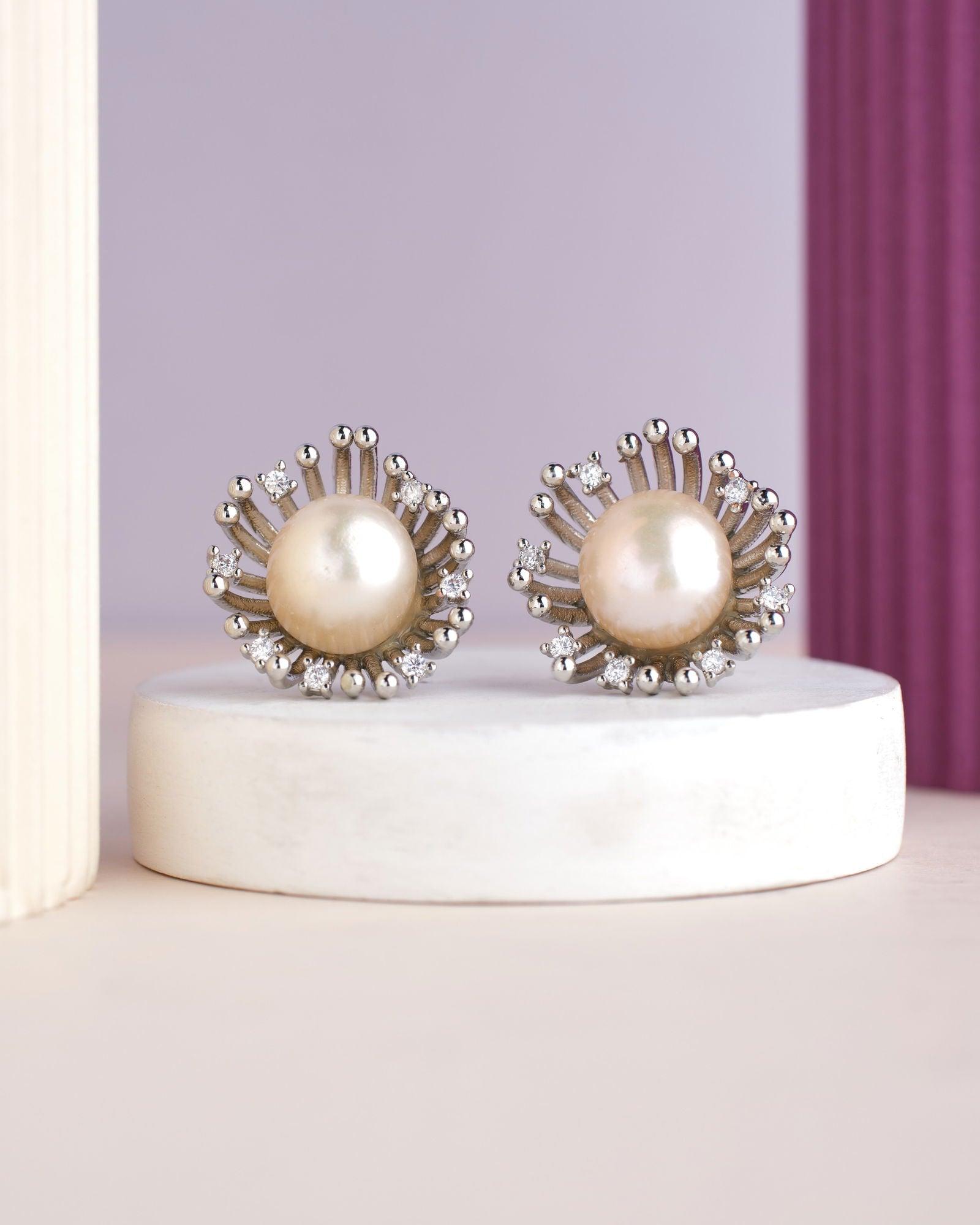 Beautiful Pearl Stud Earring - Chandrani Pearls