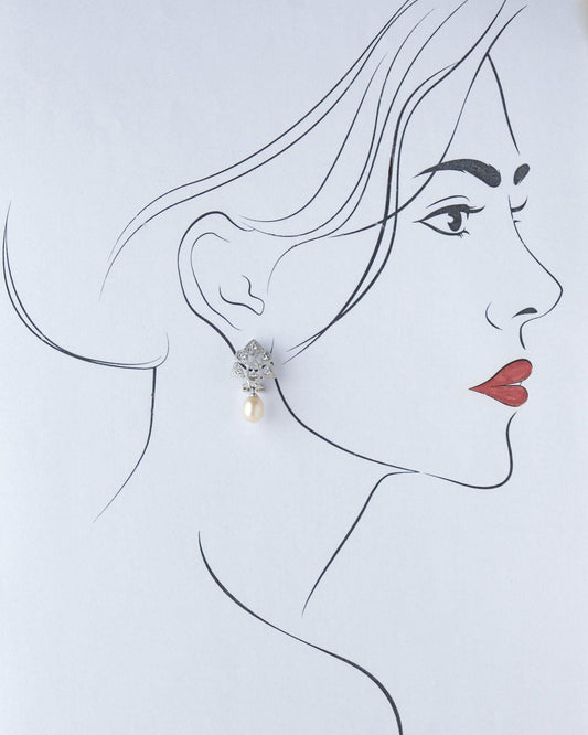 Beautiful Pearl hanging Earring - Chandrani Pearls