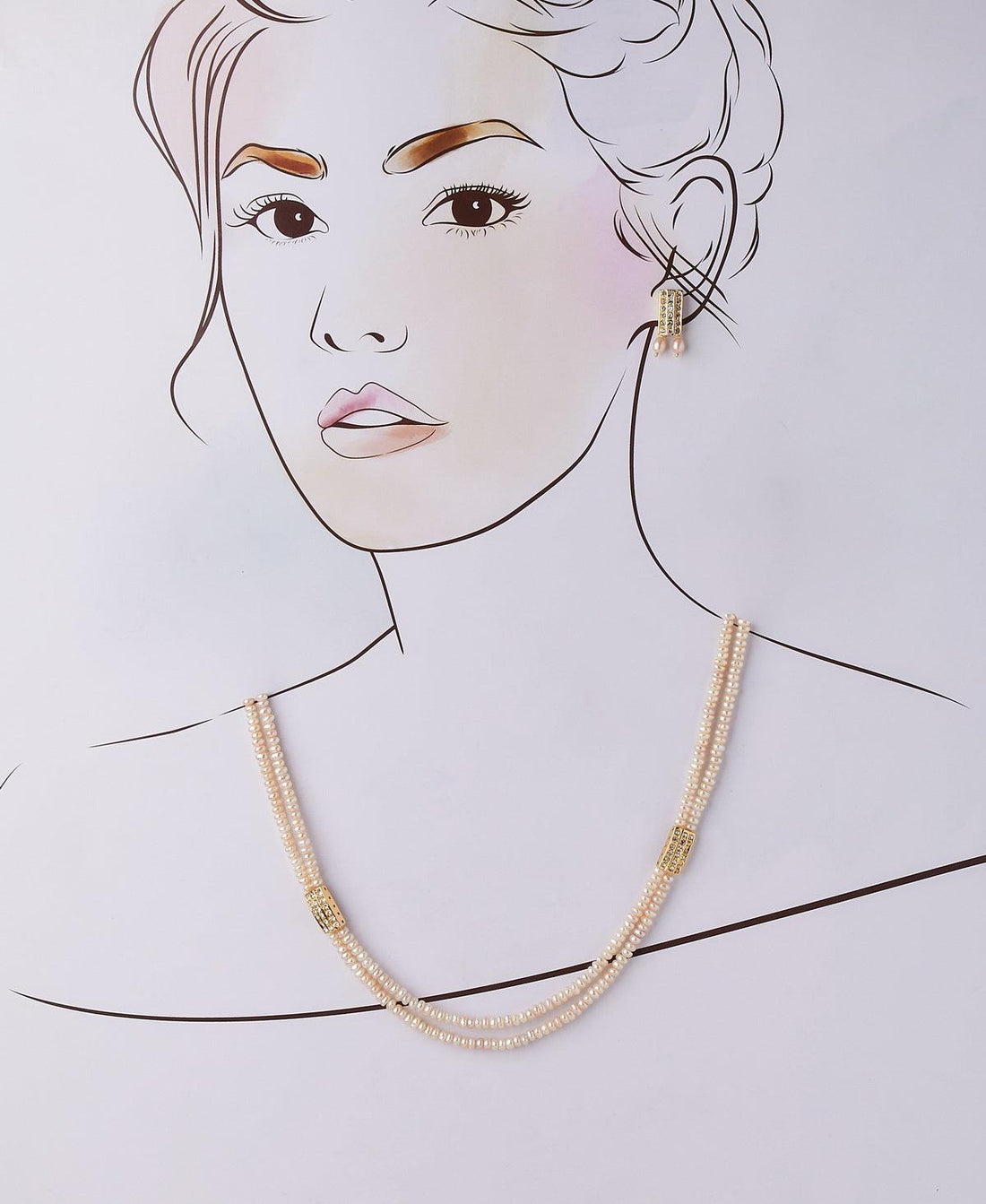 Beautiful Real Pearl Necklace Set - Chandrani Pearls