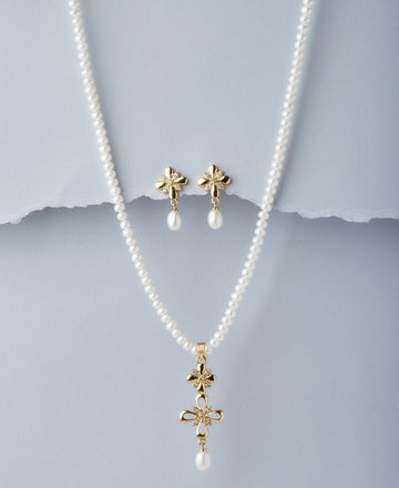 Beautiful Real Pearl Necklace Set - Chandrani Pearls