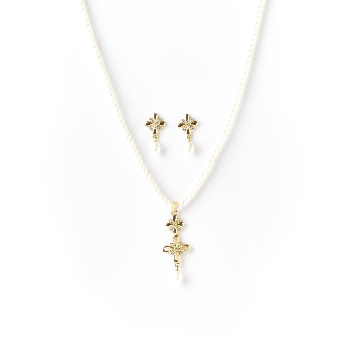 Beautiful Real Pearl Necklace Set - Chandrani Pearls