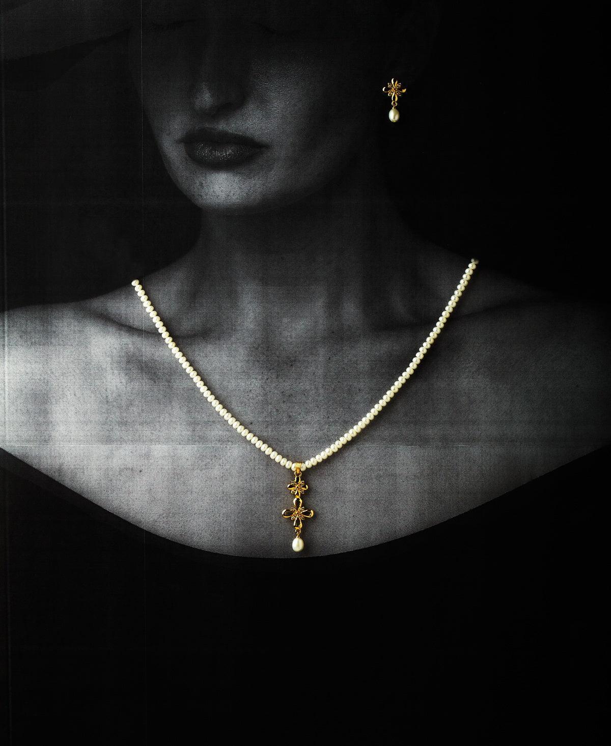 Beautiful Real Pearl Necklace Set - Chandrani Pearls