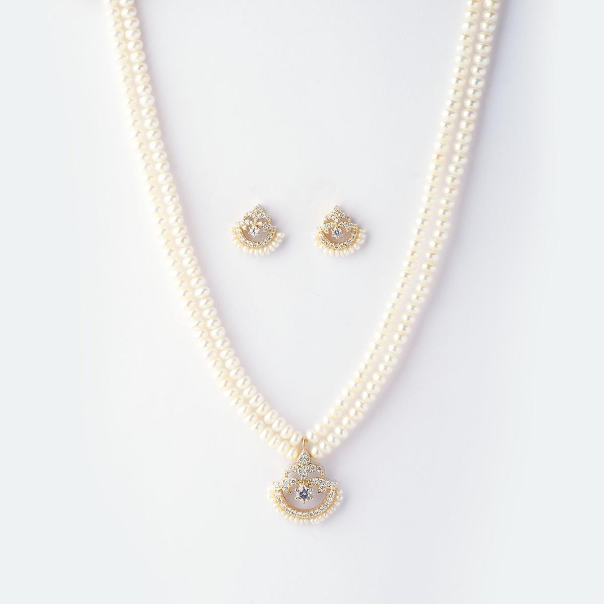 Beautiful Real Pearl Necklace Set - Chandrani Pearls