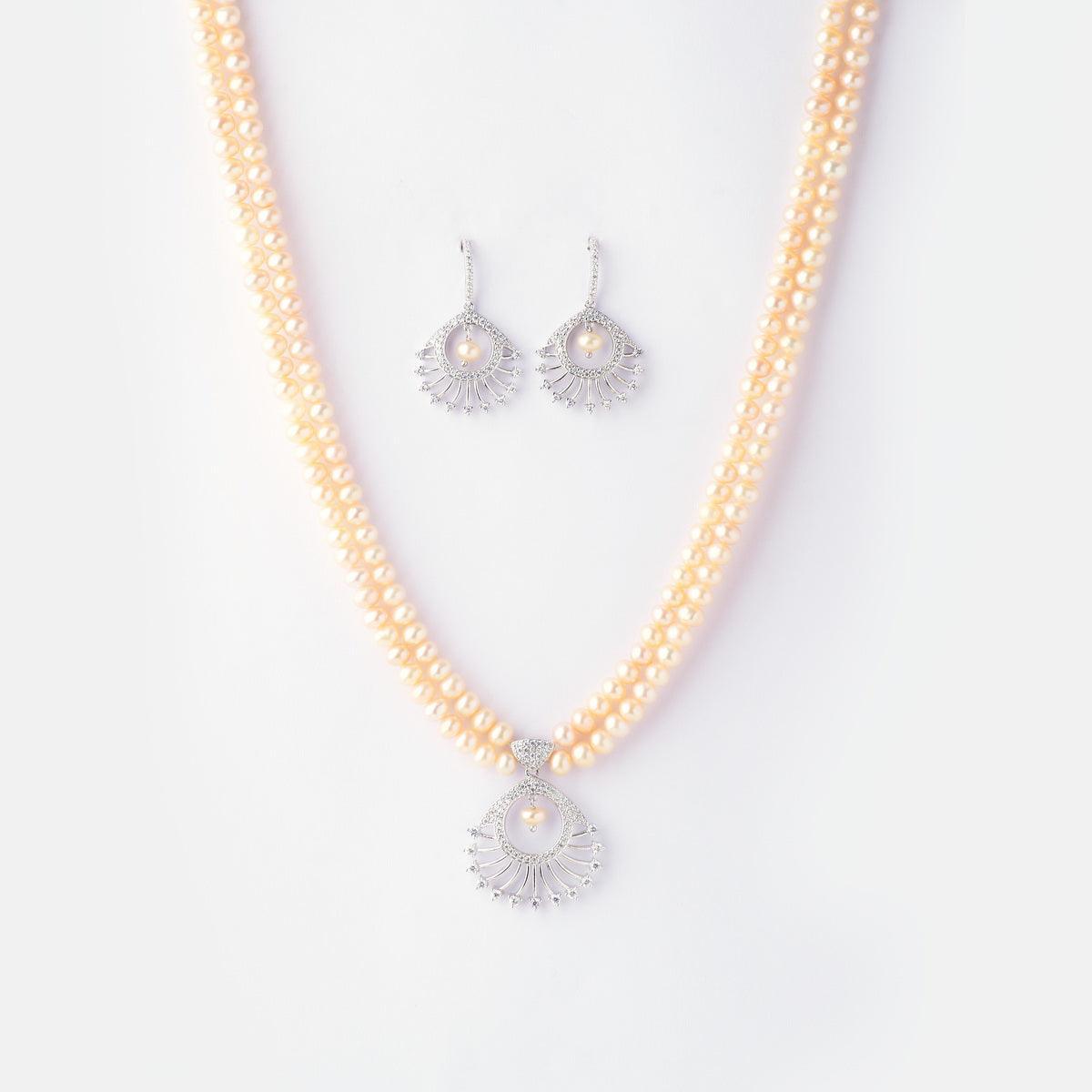 Beautiful Real Pearl Necklace Set - Chandrani Pearls