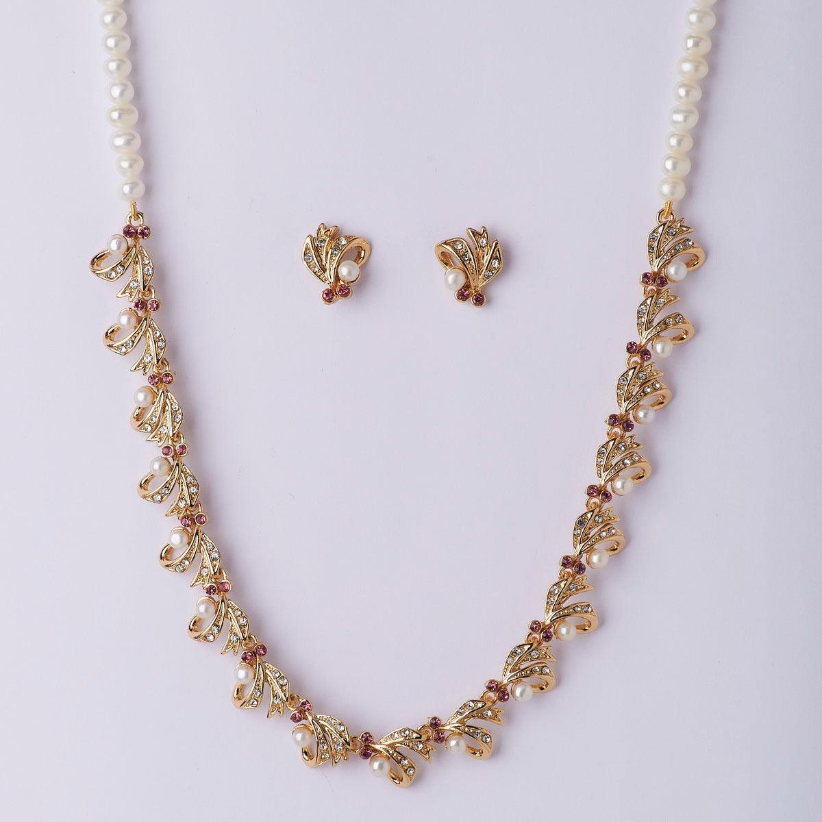 Beautiful Real Pearl Necklace Set - Chandrani Pearls