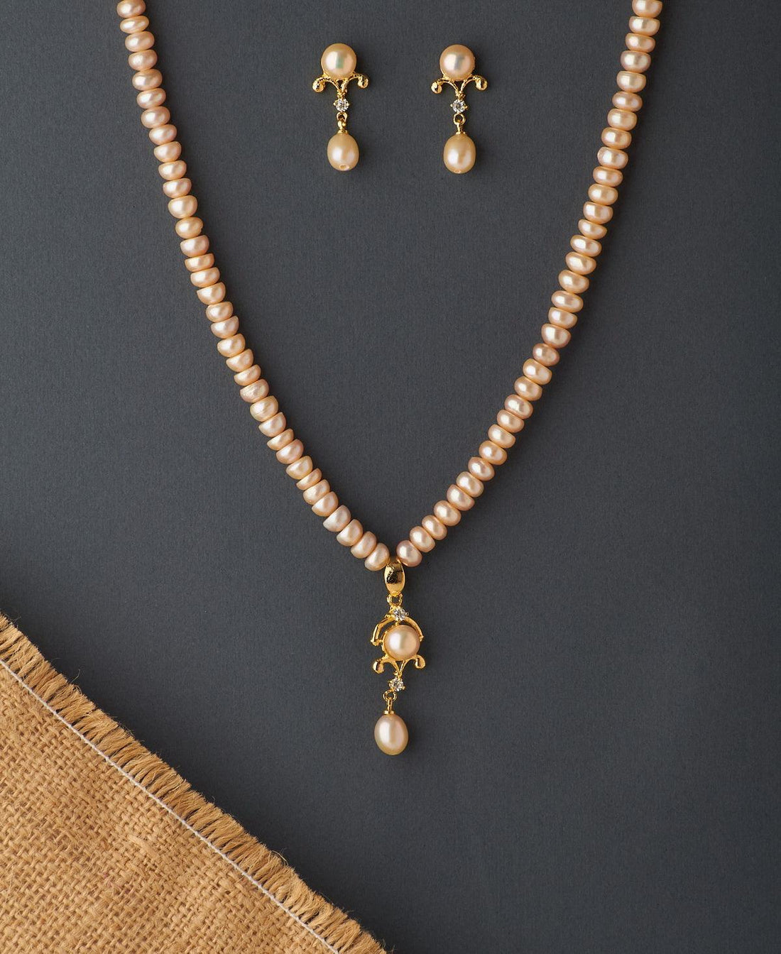 Beautiful Real Pearl Necklace Set - Chandrani Pearls
