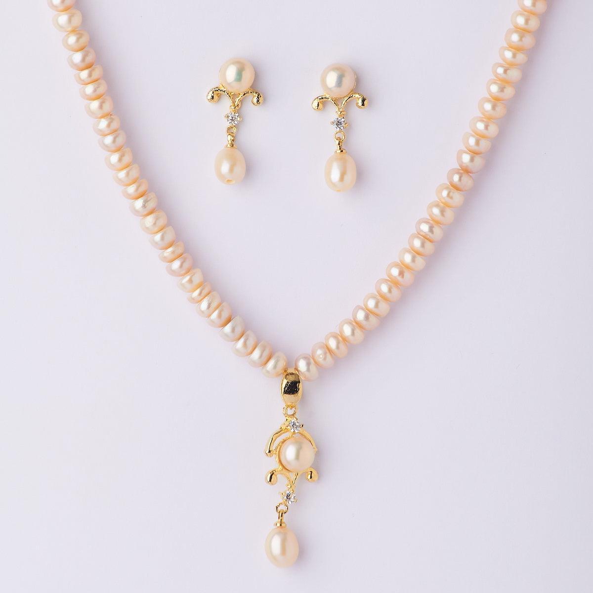 Beautiful Real Pearl Necklace Set - Chandrani Pearls