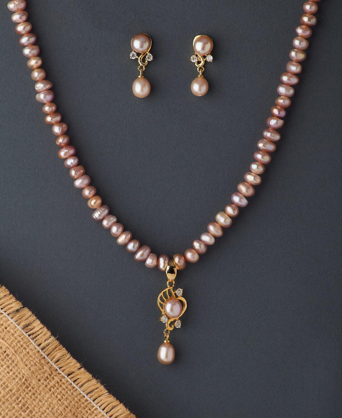 Beautiful Real Pearl Necklace Set - Chandrani Pearls