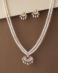 Beautiful Real Pearl Necklace Set - Chandrani Pearls