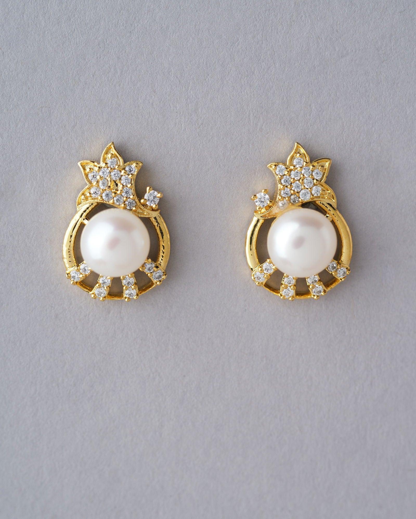 Beautiful Stud Pearl Earring - Chandrani Pearls