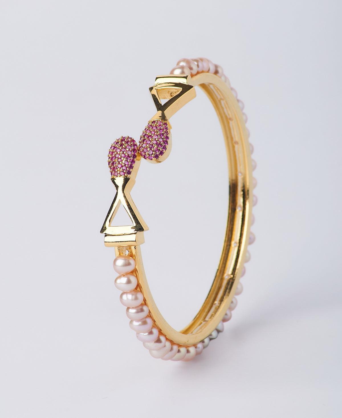 Beautiful and Classy Pearl Bangle - Chandrani Pearls