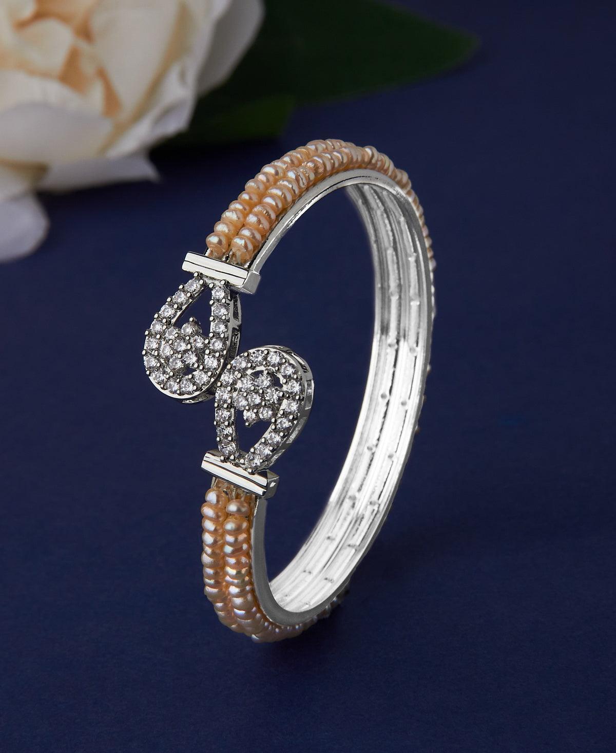 Beautiful and Classy Pearl Bangle - Chandrani Pearls