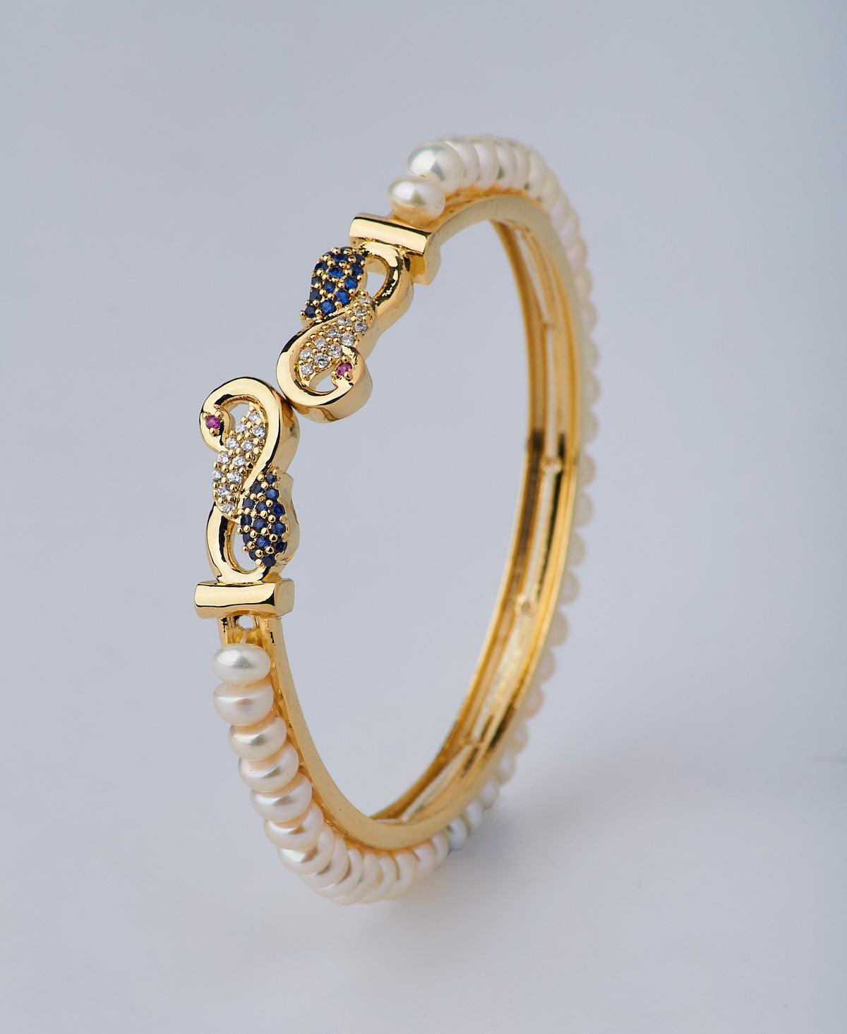 Beautiful and Classy Pearl Bangle - Chandrani Pearls