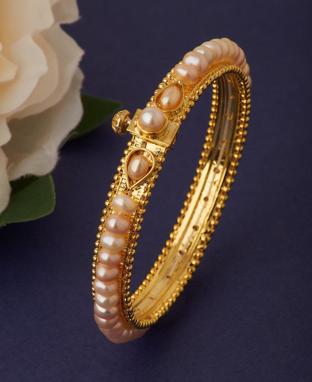 Beautiful and Classy Pearl Bangle - Chandrani Pearls