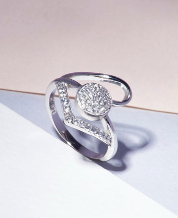 Beautifully Crafted Sterling Silver Ring - Chandrani Pearls