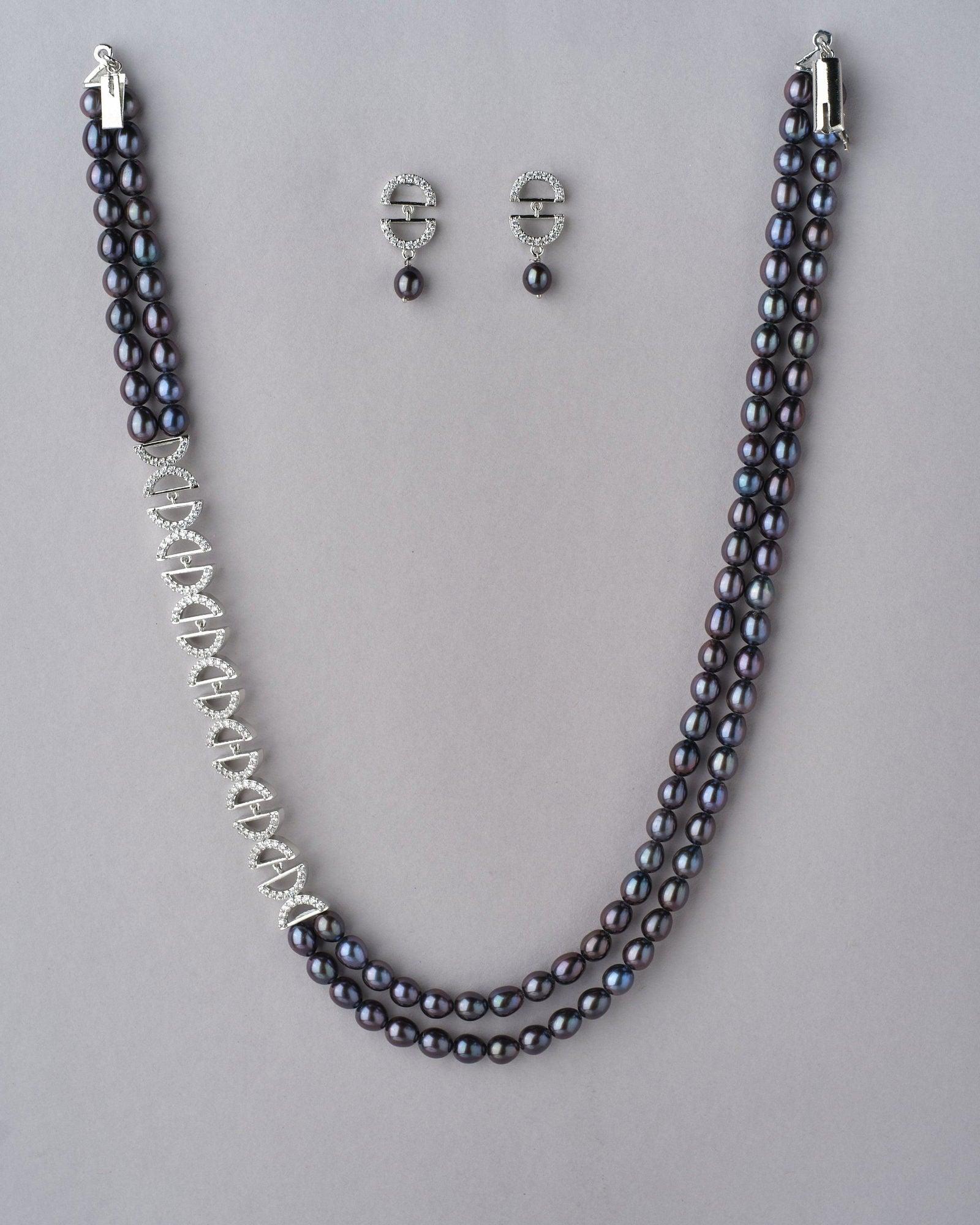 Beauty That shines Pearl Necklace Set - Chandrani Pearls
